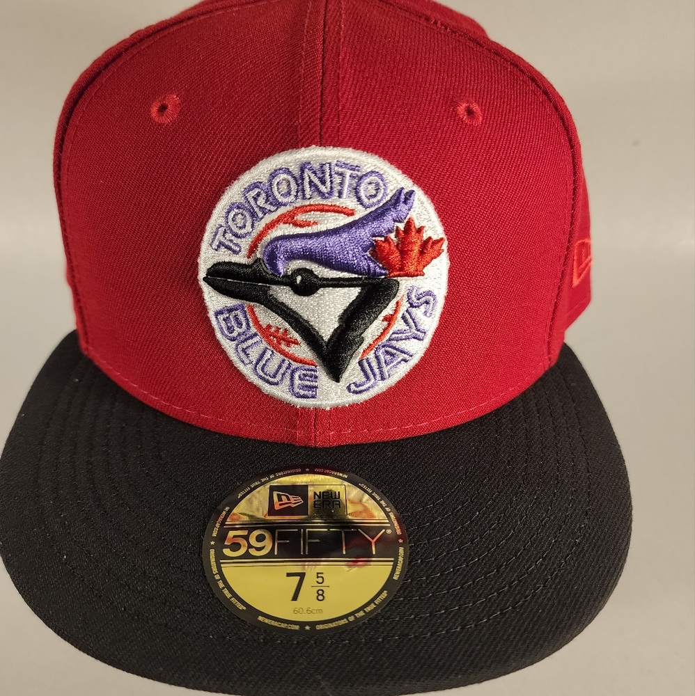 New Era Hat Toronto Blue Jays MLB 20th Anniversary Patch Two Tone Edition 7 5/8
